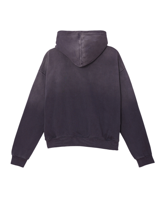Cactus Valley Vintage Black Crystal Cactus Zip Hoodie