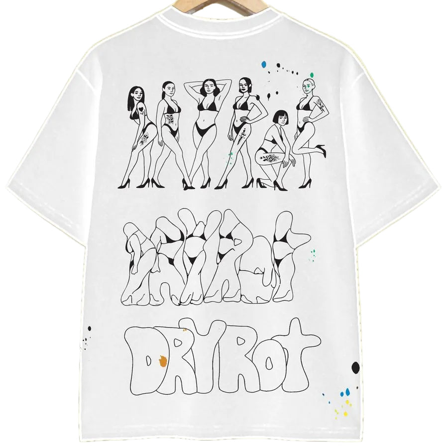 Dry Rot White Dirty Silo Tee