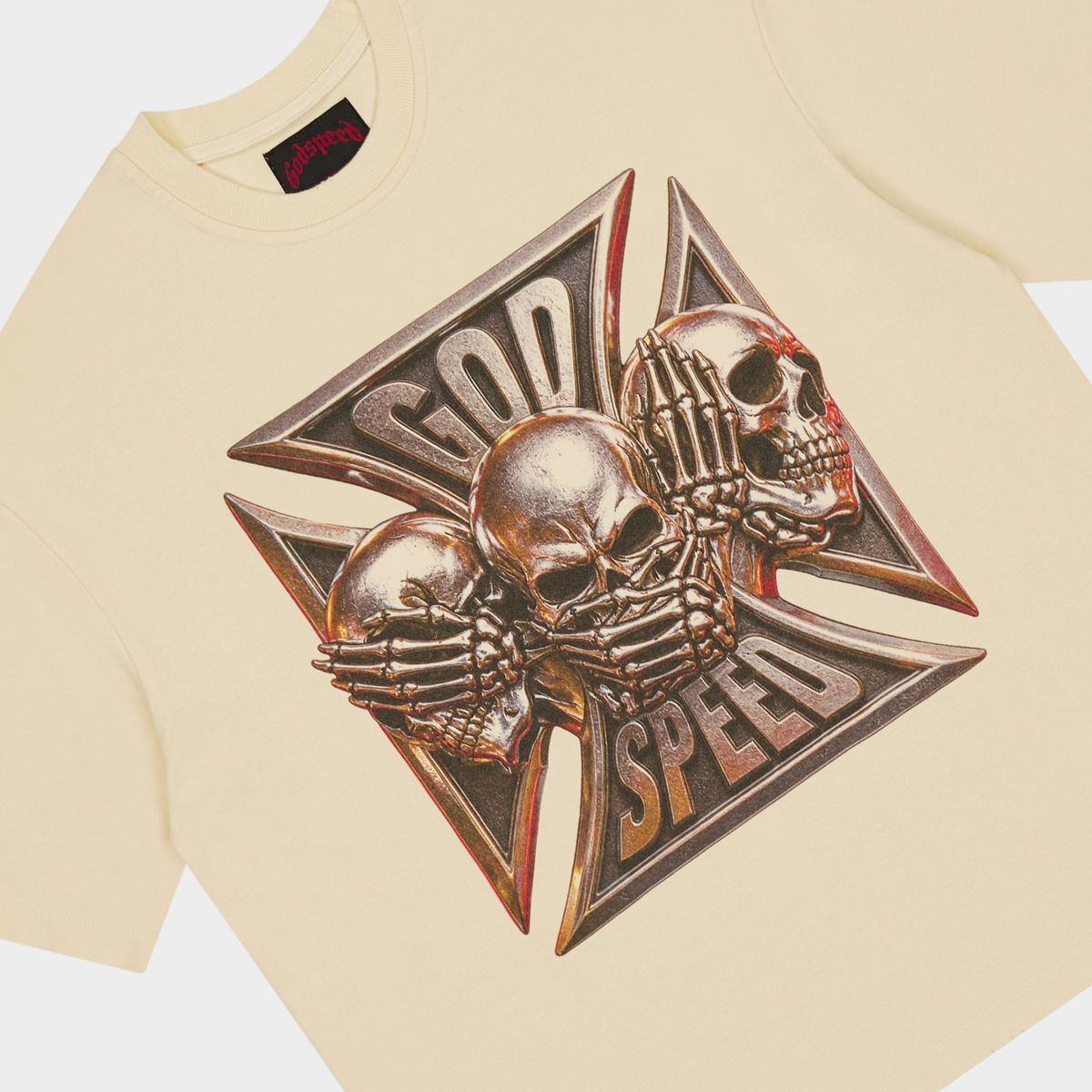 Godspeed Omerta Bone Tee
