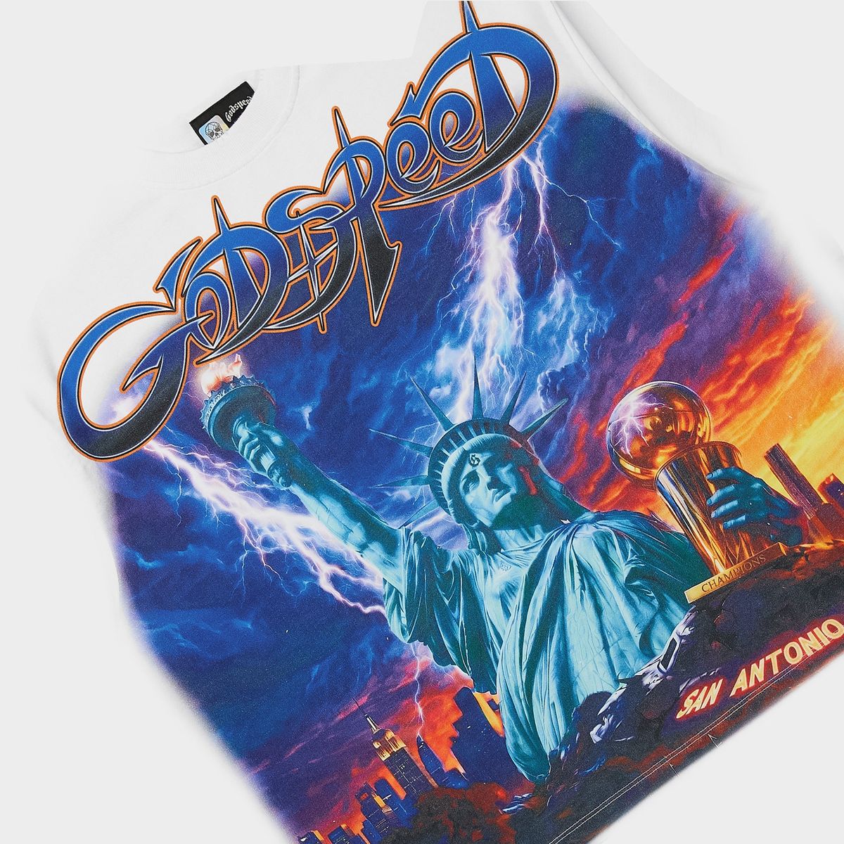 Godspeed Liberty Reigns White Tee