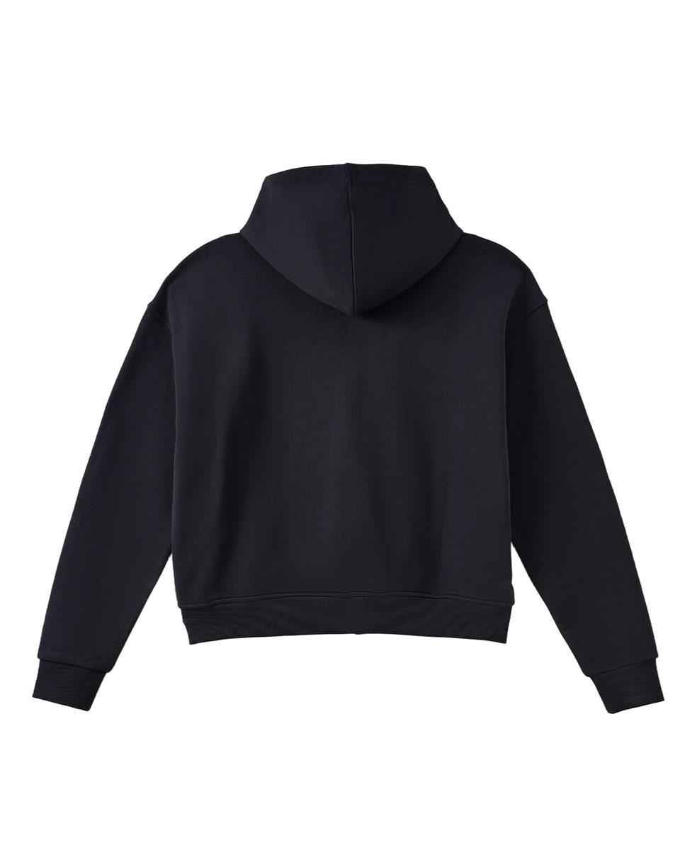 Cactus Valley Black Crystal Cactus Zip Hoodie