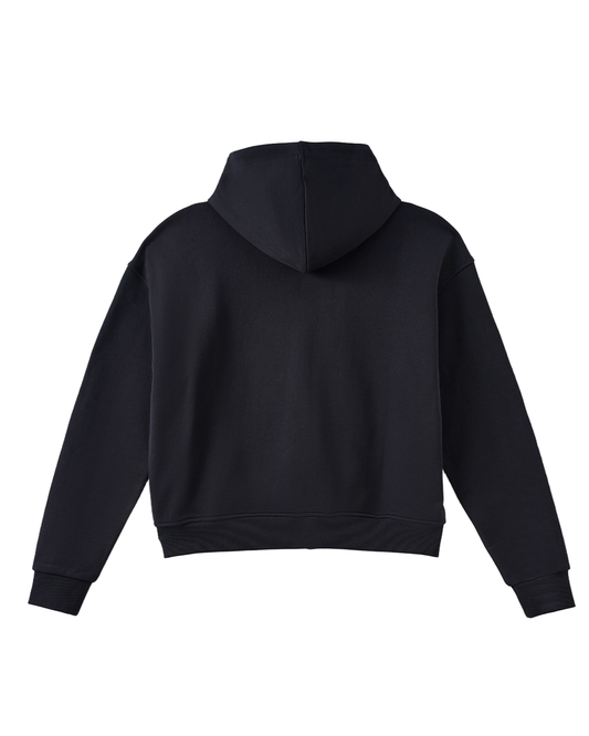 Cactus Valley Black Crystal Cactus Zip Hoodie