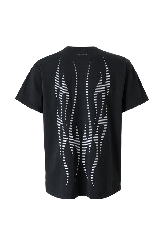 Hellstar Sports Flame Tribal Motion Black T-Shirt