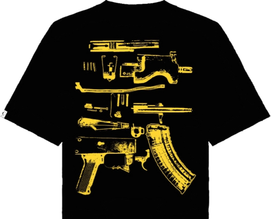 In Draco We Trust Oversized Tee Black/Yellow