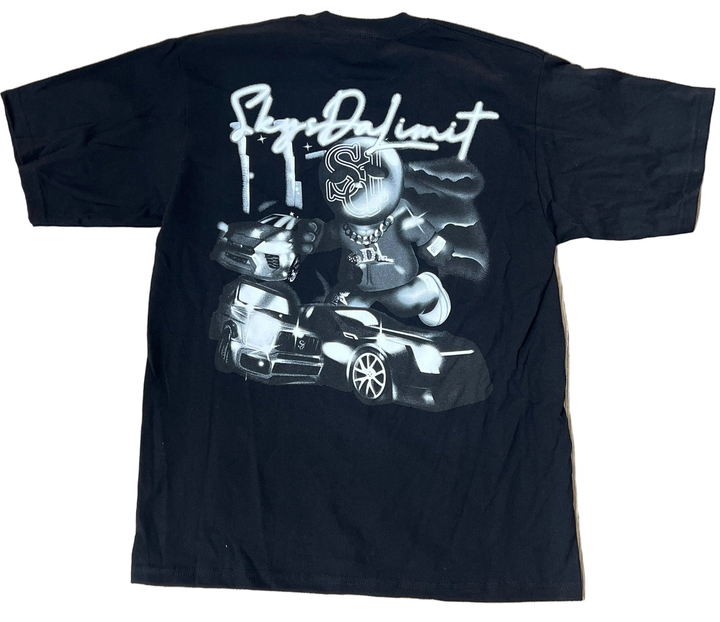 Skys Da Limit Black/White Jason Car Tee