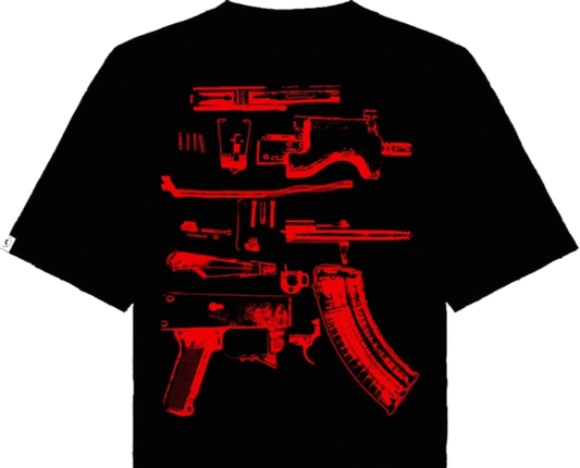 In Draco We Trust Oversized Tee Black/Red