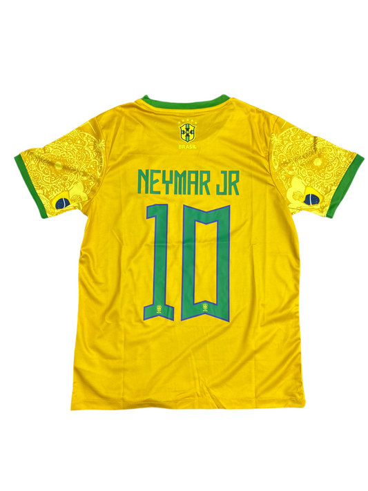 Brazil Neymar Yellow Rio Statue Jersey