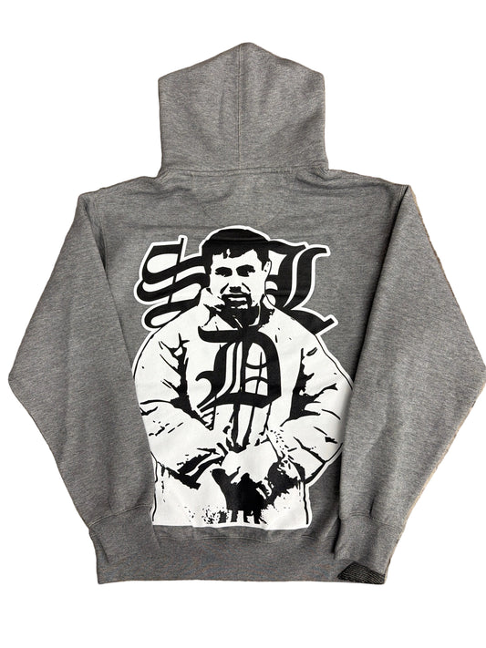 Skys Da Limit Rhinestone Grey/Black Hoodie