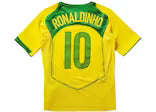 Brazil T90 Ronaldinho 2004 Yellow Jersey