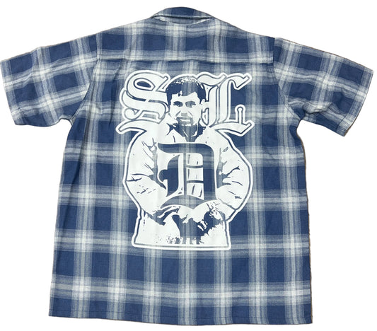 Skys Da Limit Chapo Flannel Blue