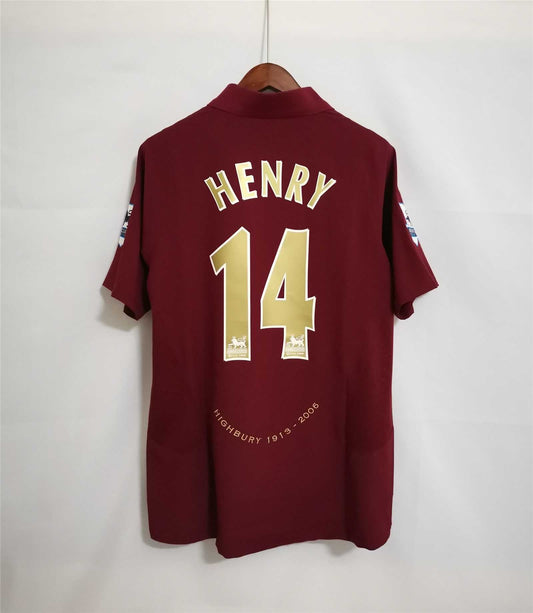 Arsenal Henry 2005/06 Home Jersey