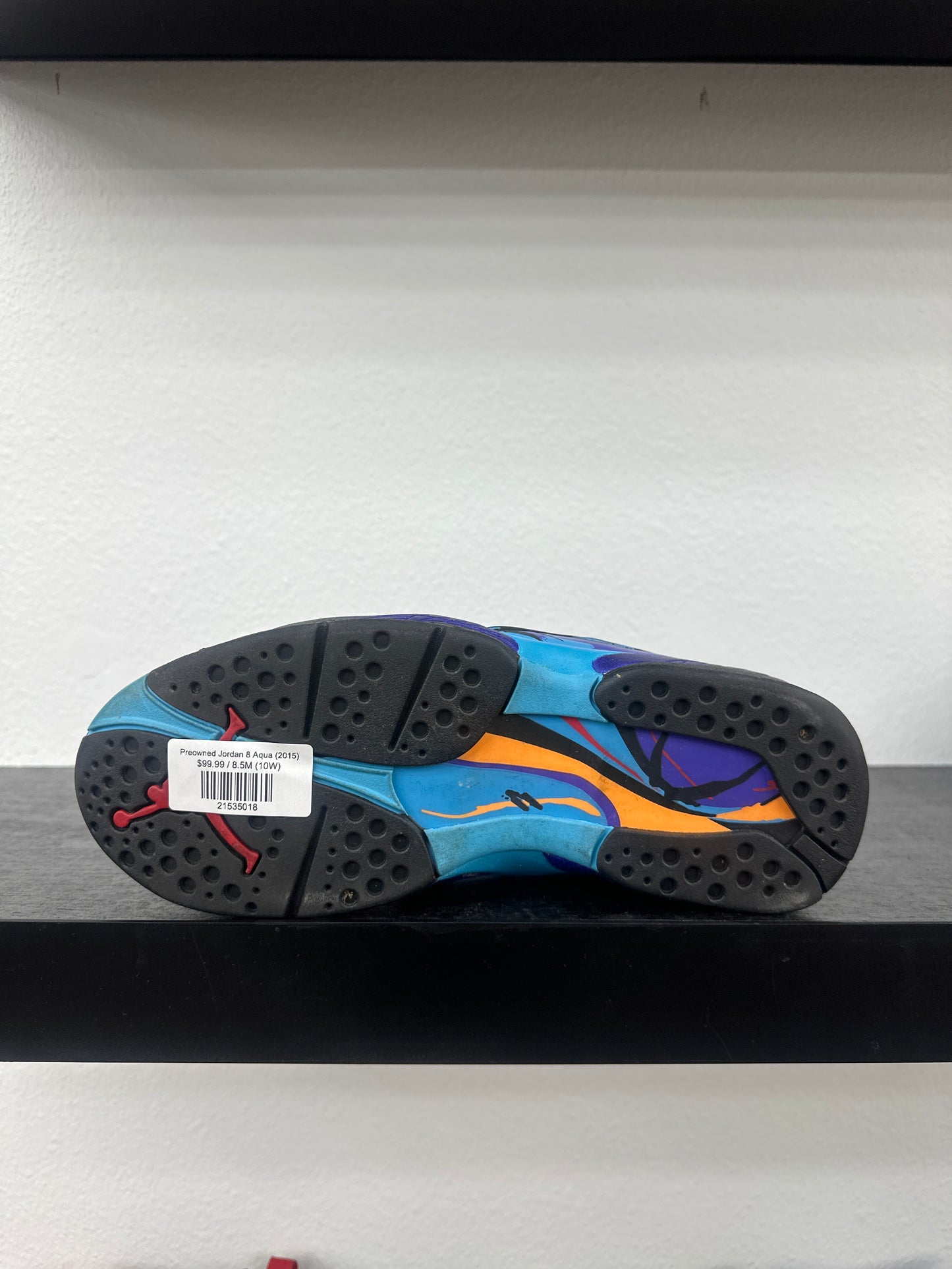 Preowned Jordan 8 Aqua (2015)