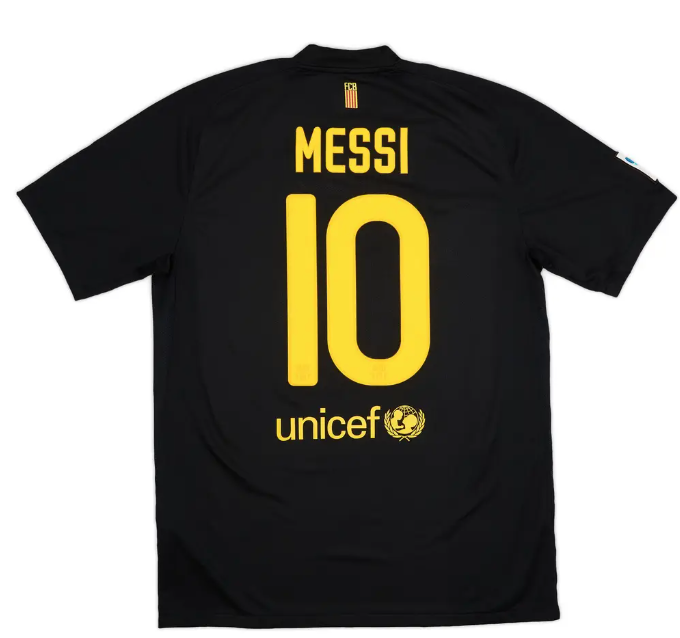 Barcelona 2011-2012 Messi Away Black