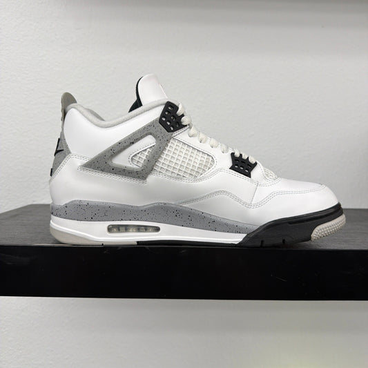 Preowned Jordan 4 White Cement 2025