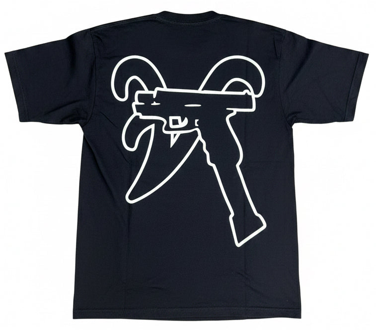 Skys Da Limit Black Classic Logo Glock Tee