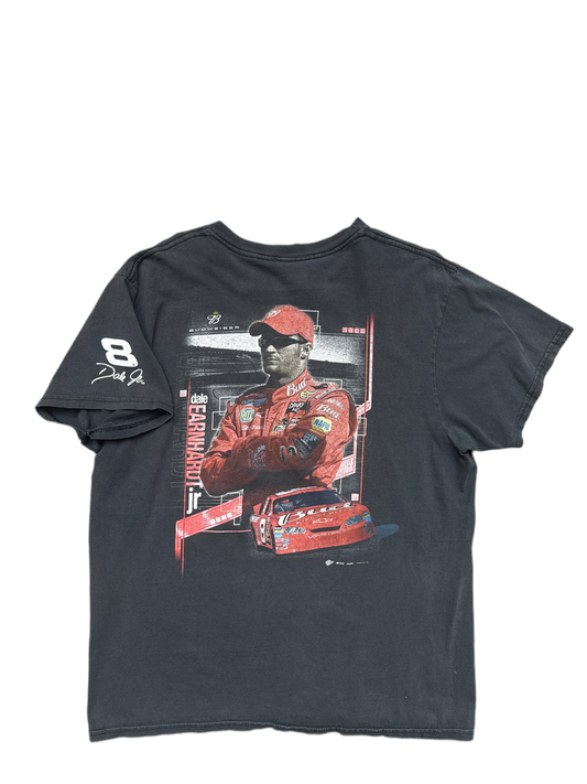2000s Black Budweiser Dale Jr Nascar Tee
