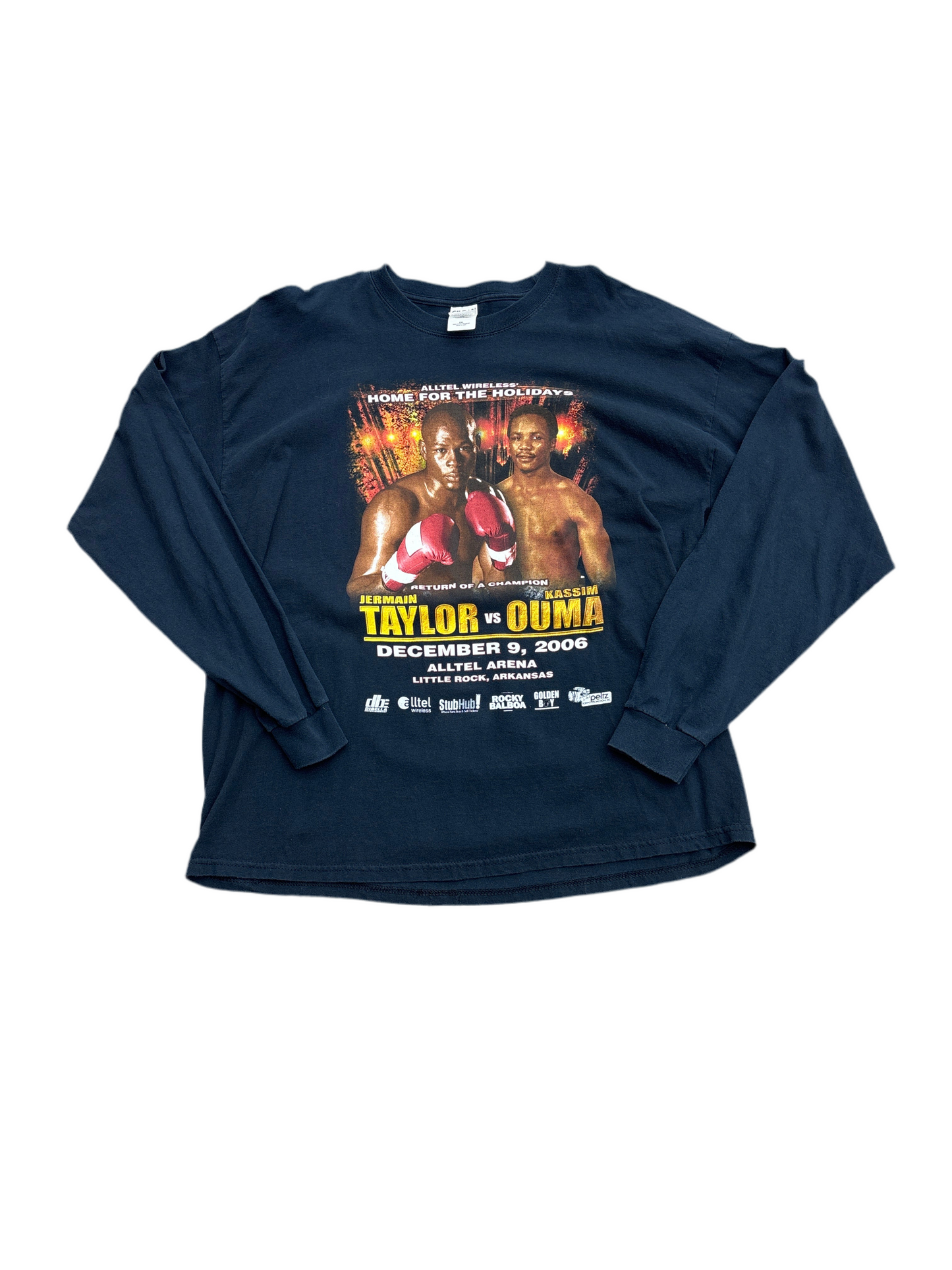 2000s Taylor vs Ouma boxing tee