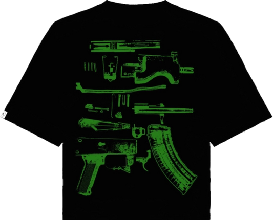 In Draco We Trust Oversized Tee Black/Green