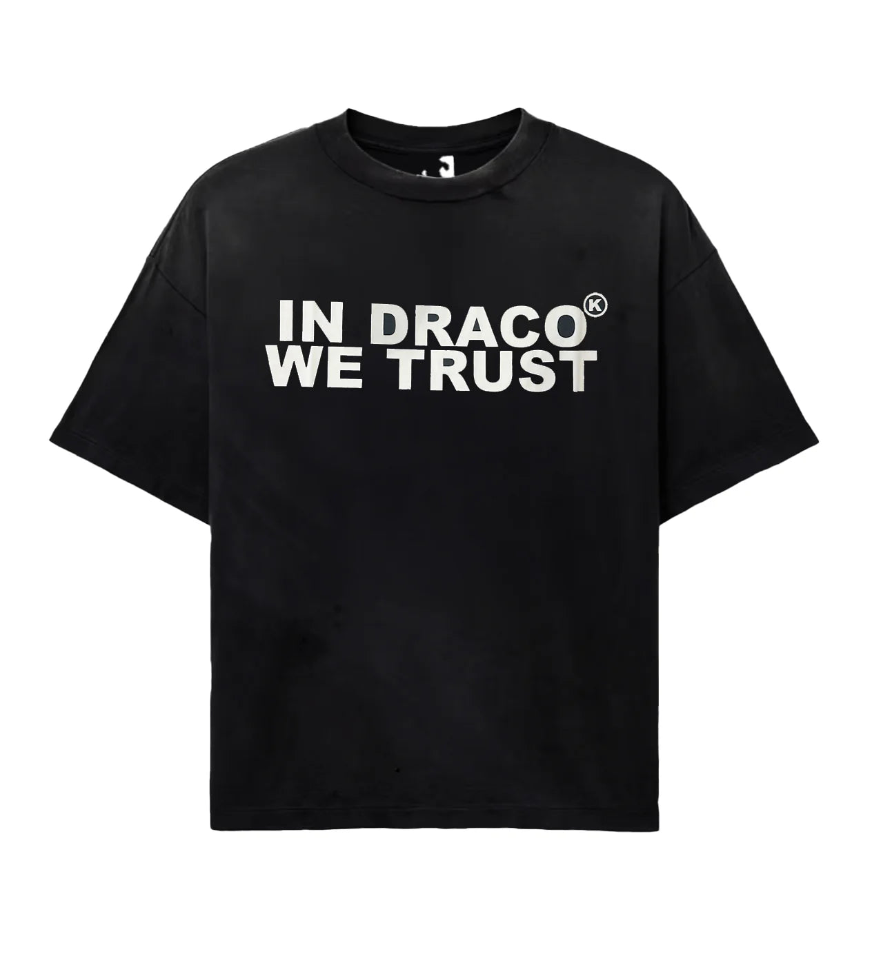 In Draco We Trust Oversized Tee Black/White