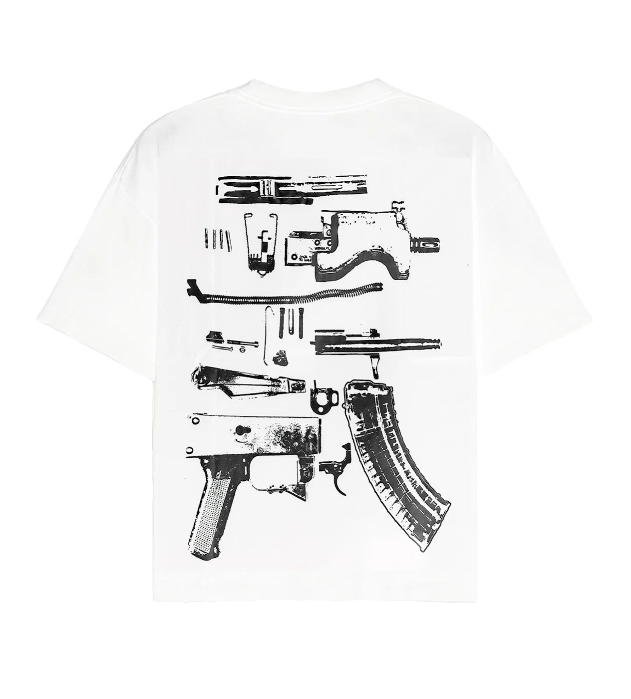 In Draco We Trust Oversized Tee White/Black