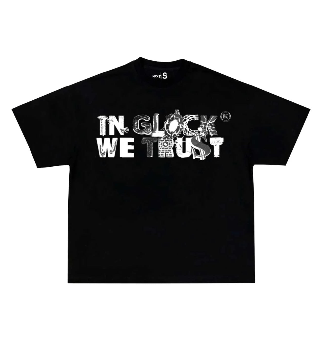 Kixkz Skrapyard Oversized Tee Black/White