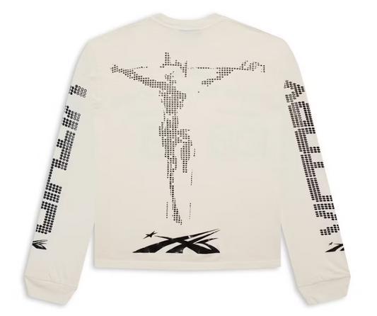 Hellstar Scoreboard Long Sleeve Tee White