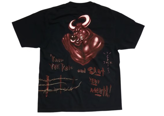 Travis Scott x WWE Know Your Role The Rock Tee