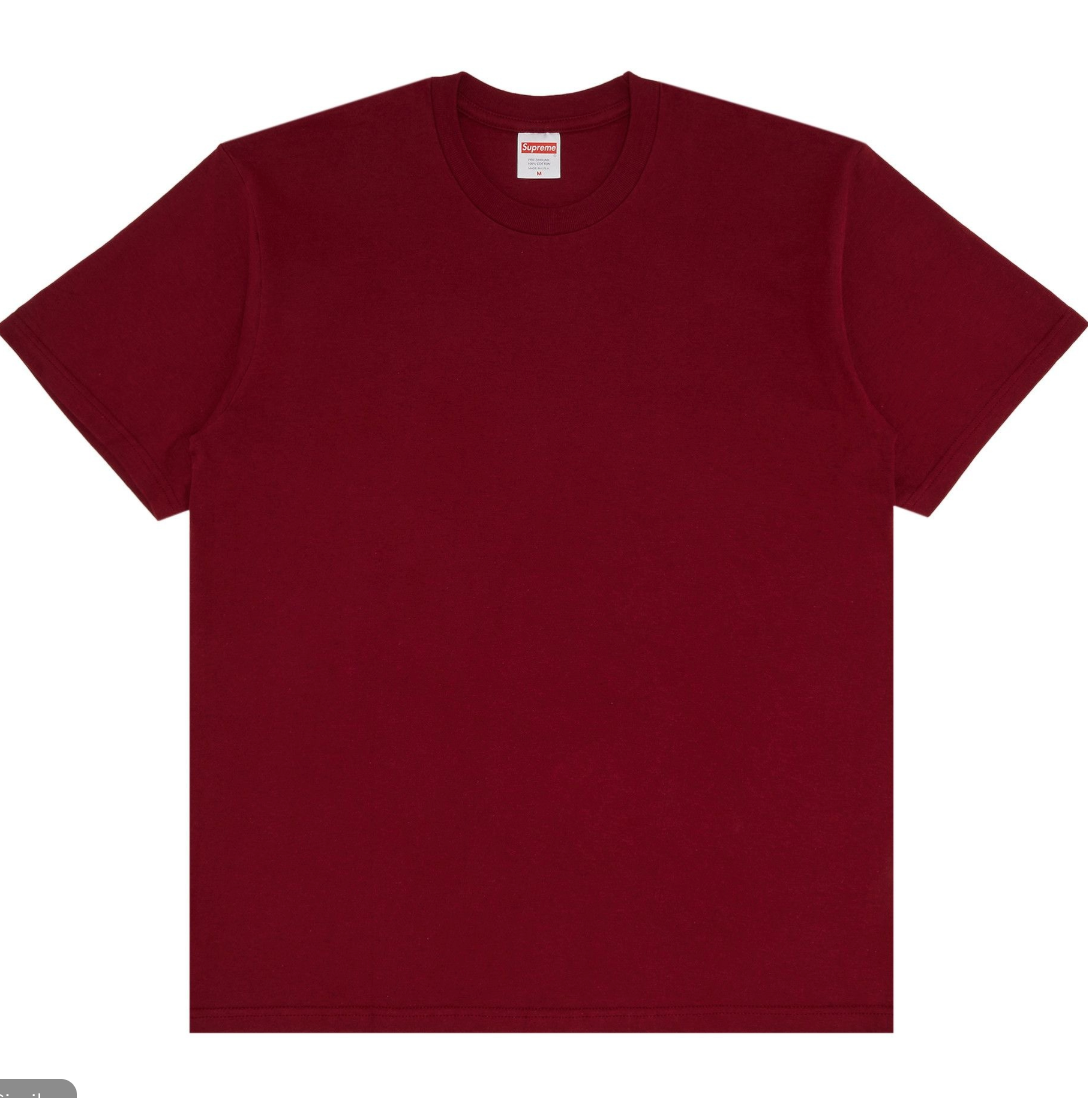 Supreme Backwards Tee Cardinal