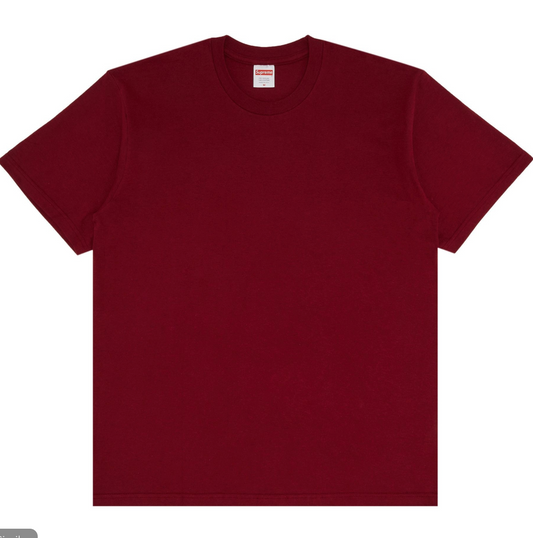Supreme Backwards Tee Cardinal