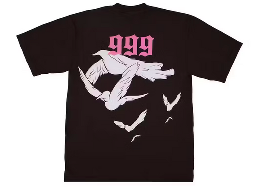 Revenge Graffiti Dove Tee Chocolate Brown