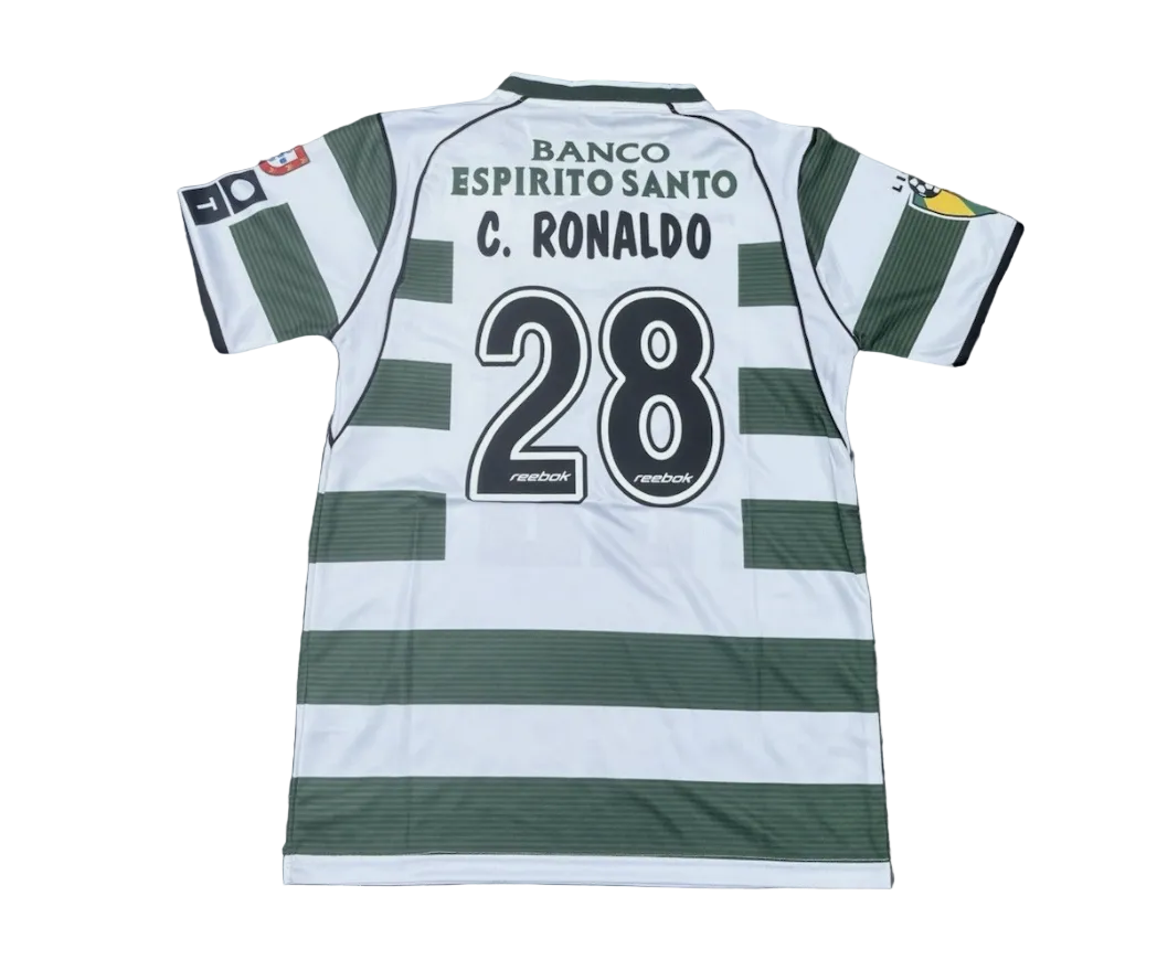 2003/04 Sporting CP Home #28 Ronaldo