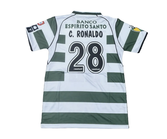 2003/04 Sporting CP Home #28 Ronaldo