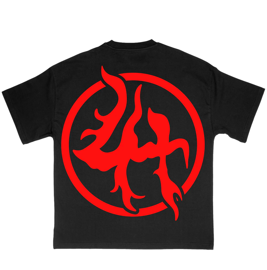 Lost Hills Cartoon Logo Black Tee