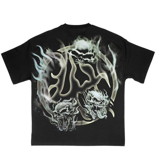 Lost Hills Demon Skull Black Tee