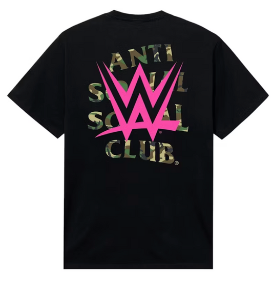 Anti Social Social Club x WWE Lockout Tee Black