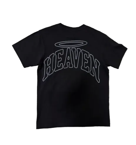 Heaven Virgen De Guadalupe/ Arc Logo (Black/Cream)