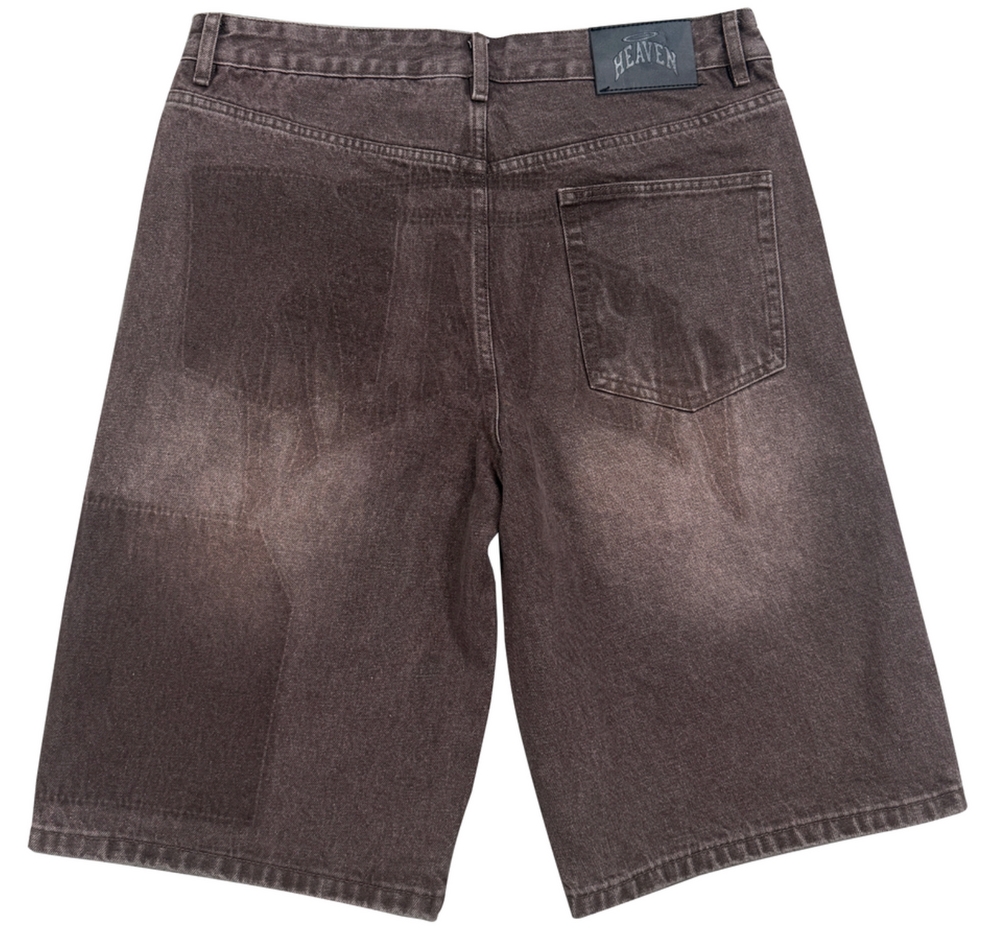 Heaven Carpenter Denim Shorts Brown