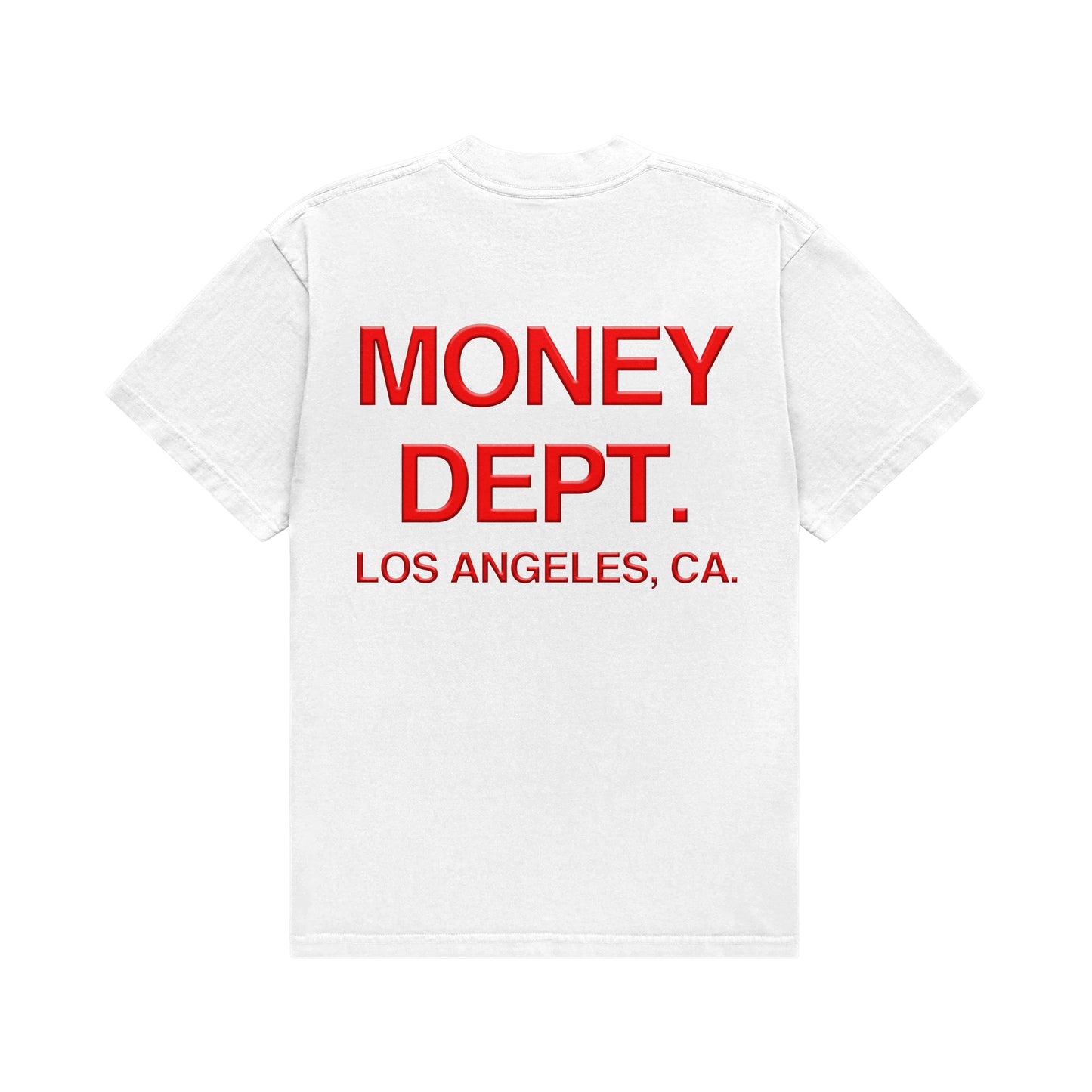 Money Dept. White/Red Classic Tee