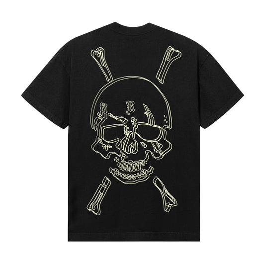 Revenge Crossbones Tee Black