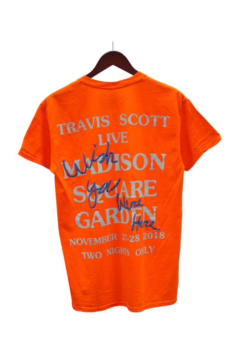 Travis Scott MSG Tour Tee Orange
