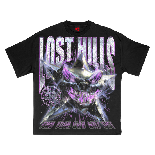 Lost Hills Find Your Own Way Out Tee Black