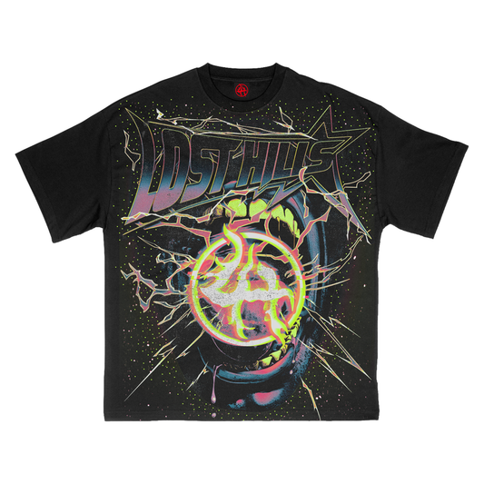 Lost Hills Mouth Logo Tee Black