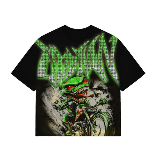 Mixed Emotions Goblin Rhinestone Tee