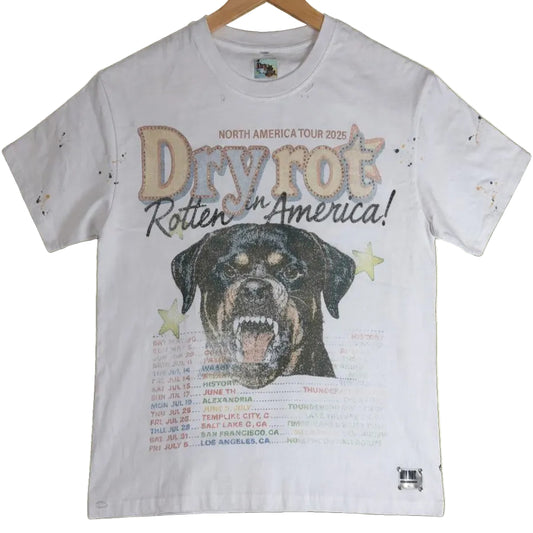 Dry Rot White Rotten In America Tour Tee