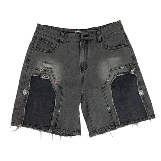 Dry Rot Black Cowboy Jewelz Shorts