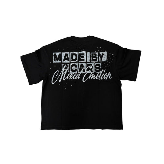 Mixed Emotions Black Scar Tee