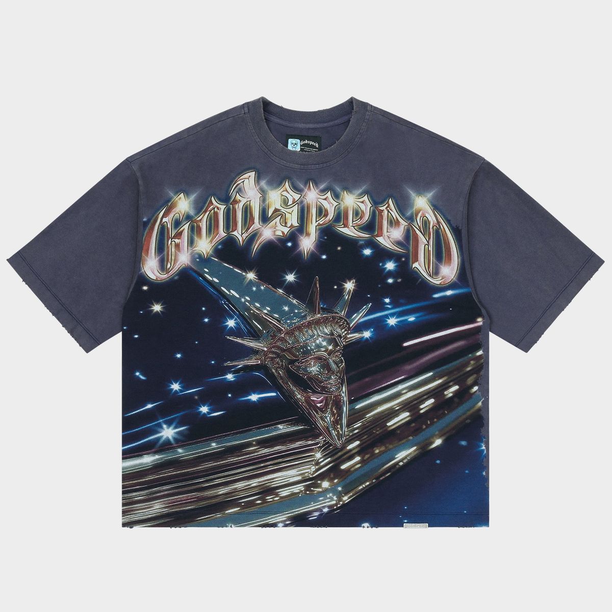 Godspeed Liberty Cruiser T-shirt Navy