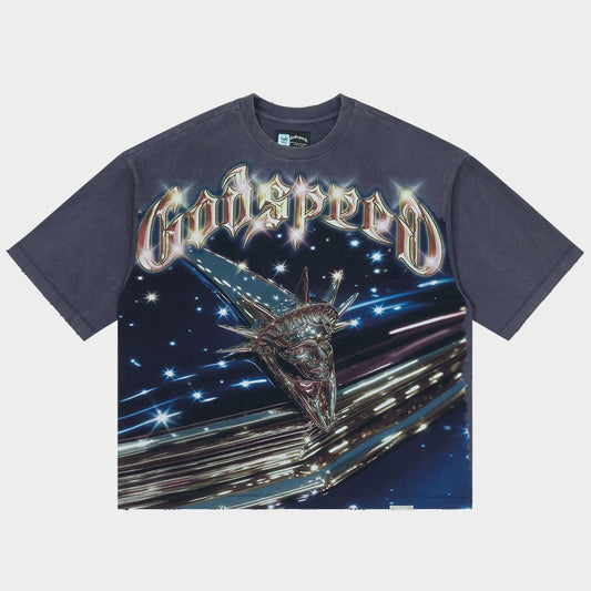 Godspeed Liberty Cruiser T-shirt Navy