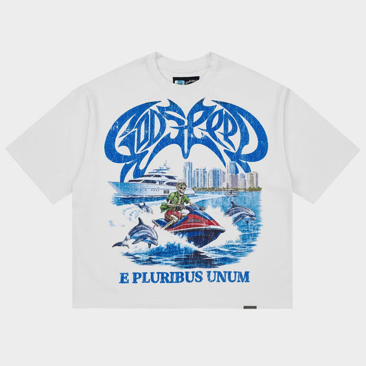 Godspeed GMYC Wave Runner White T-shirt