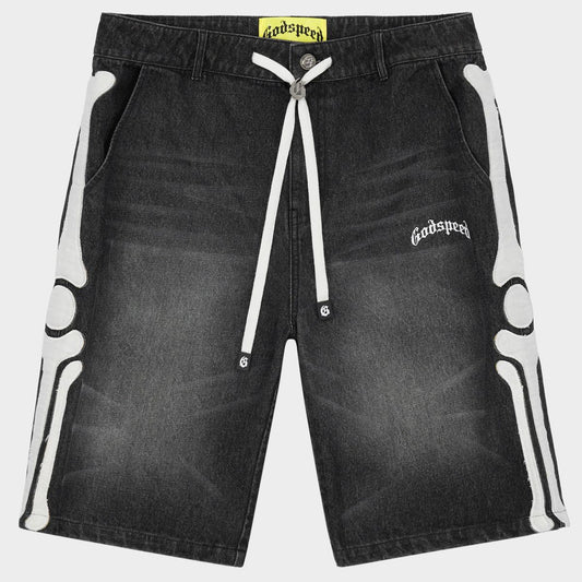 Godspeed Fémur Denim Black Shorts